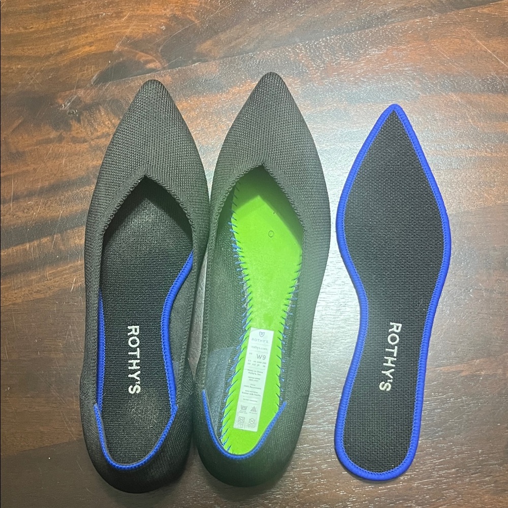 Rothy's Black Flats